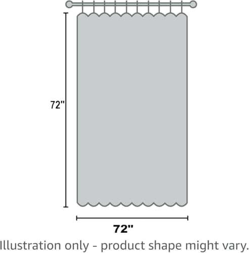 Creative Scents White Fabric Shower view 3
