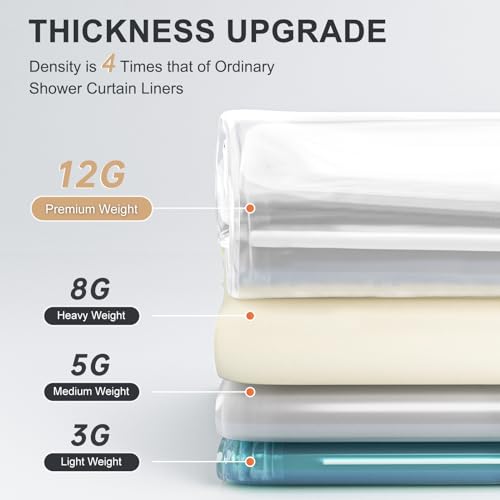 AmazerBath Heavy Duty Shower Curtain view 2