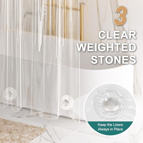 AmazerBath Heavy Duty Shower Curtain view 4