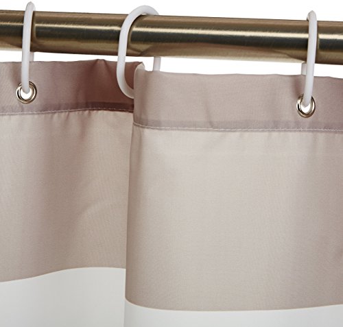 Amazon Basics Bathroom Shower Curtain view 3