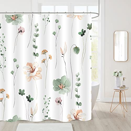 Gibelle Watercolor Floral Shower Curtain view 2