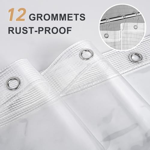 AmazerBath Heavy Duty Shower Curtain view 3