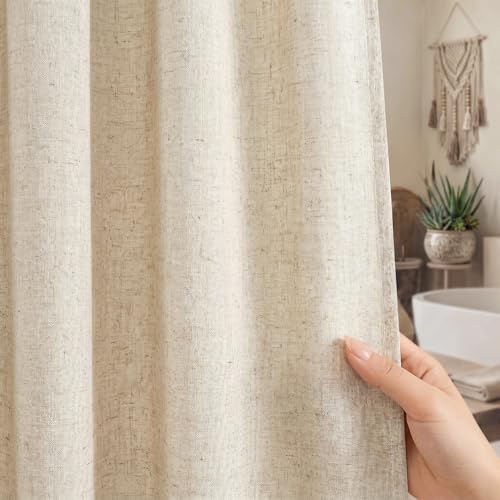 Seasonwood Linen Shower Curtain Fabric