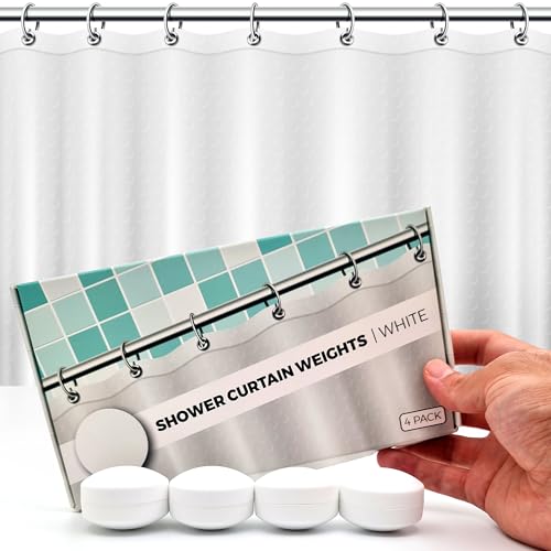 Powerful Anti-Billowing Magnetic Shower Curtain