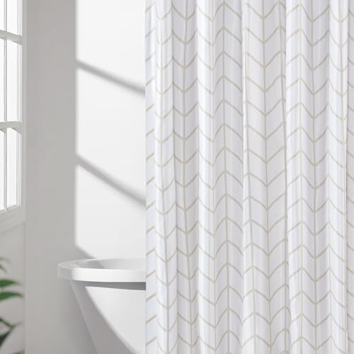 Amazon Basics Bathroom Shower Curtain view 2