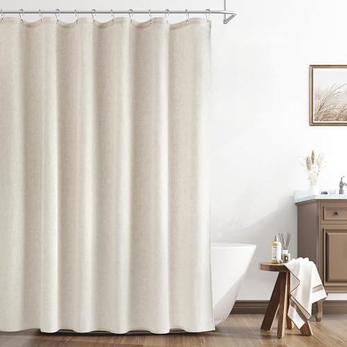 Naturoom Natural Linen Shower Curtain