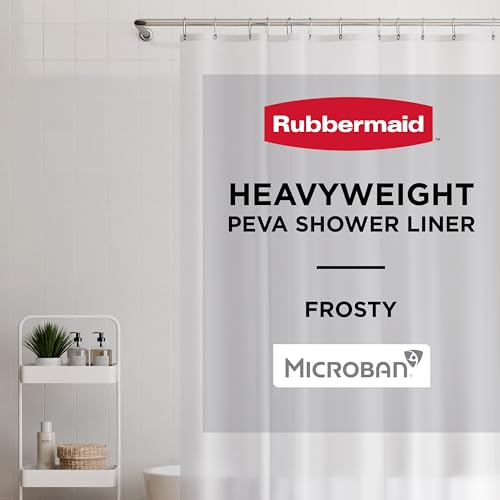 Rubbermaid Frosty Shower Curtain Liner