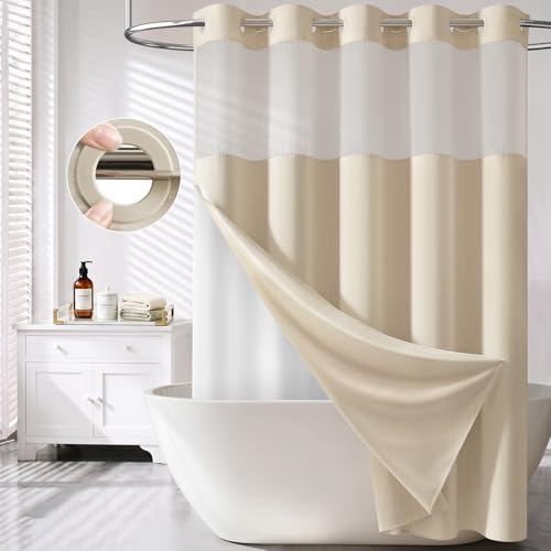 BTTN Ringless Shower Curtain Set