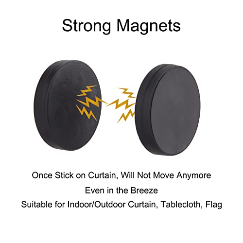 Magnetic Shower Curtain Weights Rubber view 3