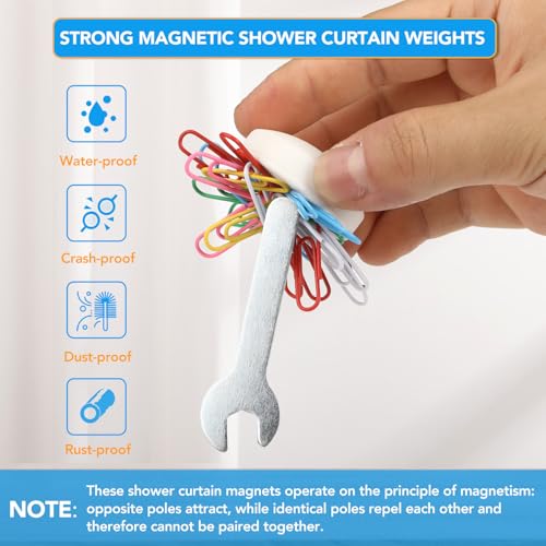 8 Pack Shower Curtain Weights view 3