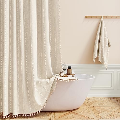 BTTN Boho Farmhouse Shower Curtain