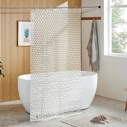NTBAY EVA Clear Shower Curtain