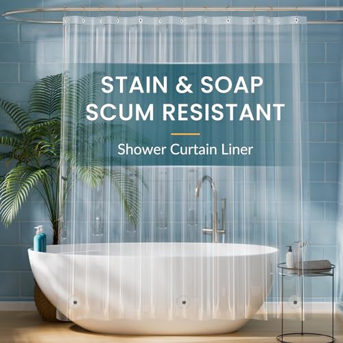 Titanker Clear Shower Curtain Liner