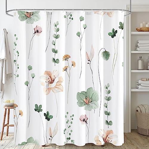 Gibelle Watercolor Floral Shower Curtain