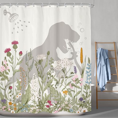 LGhtyro Dinosaur Wildflower Kids Shower view 2