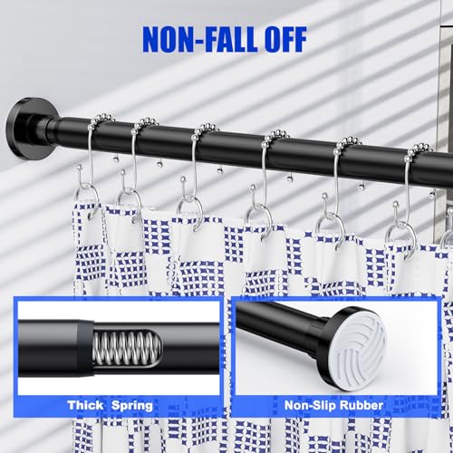 Ausemku Shower Curtain Rod 32-80 view 2