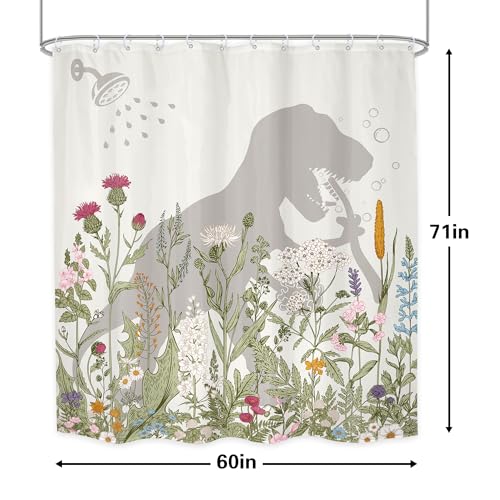 LGhtyro Dinosaur Wildflower Kids Shower view 5