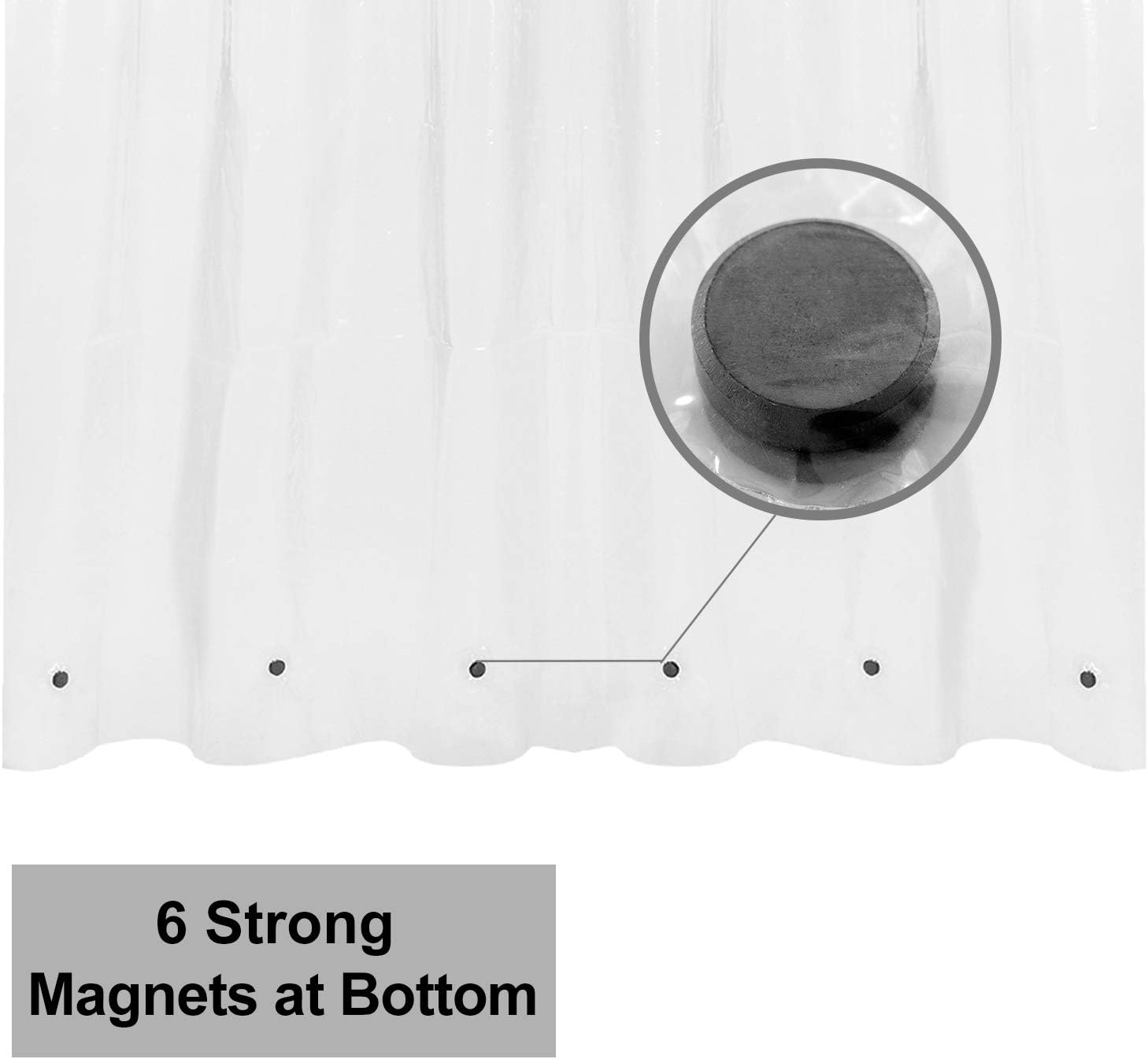 Barossa Design PEVA Shower Liner - view 4