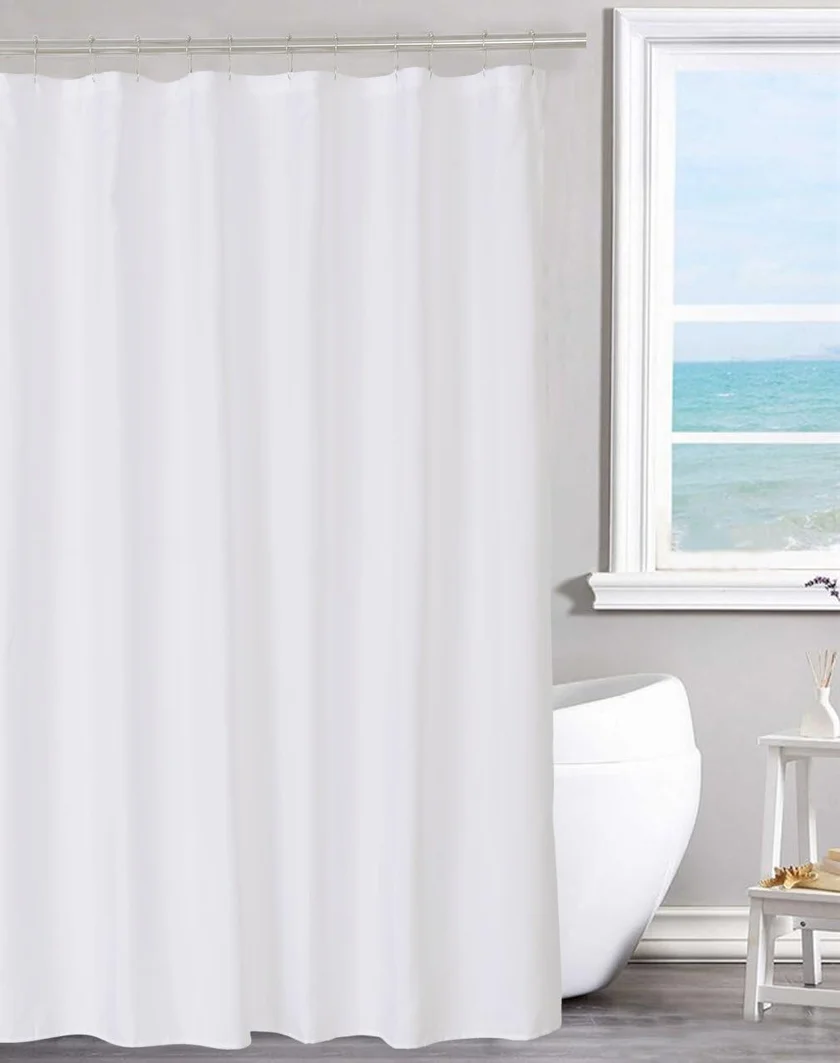 N&Y HOME Fabric Shower Curtain Liner - Machine Washable