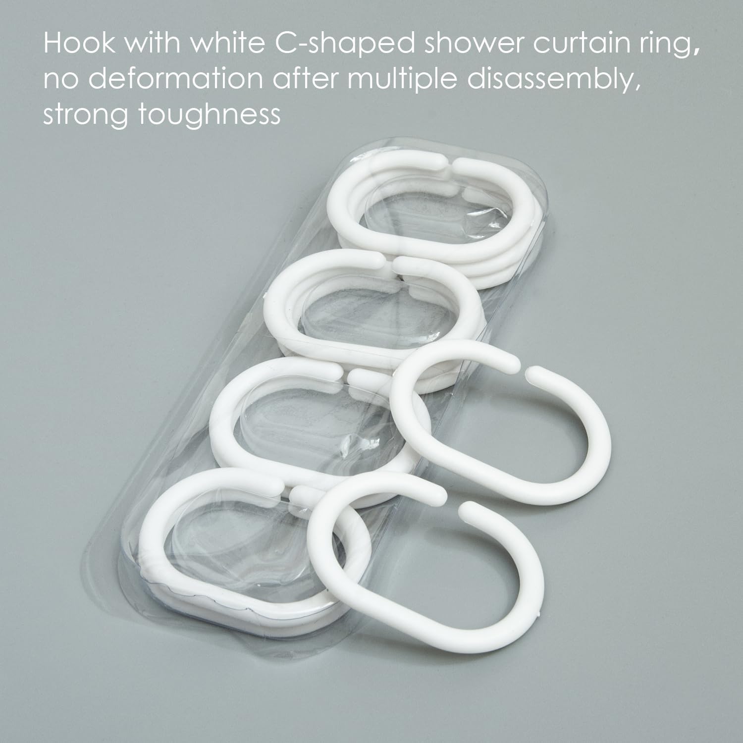 NTBAY EVA Shower Curtain - view 5