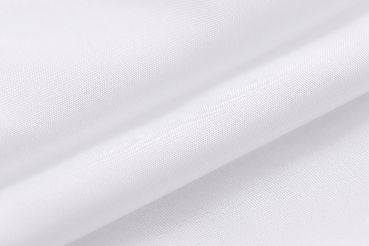 N&Y HOME Fabric Shower Curtain Liner Solid White with Magnets, Hotel Quality, Machine Washable, 70 x 72 inches for Bathroom