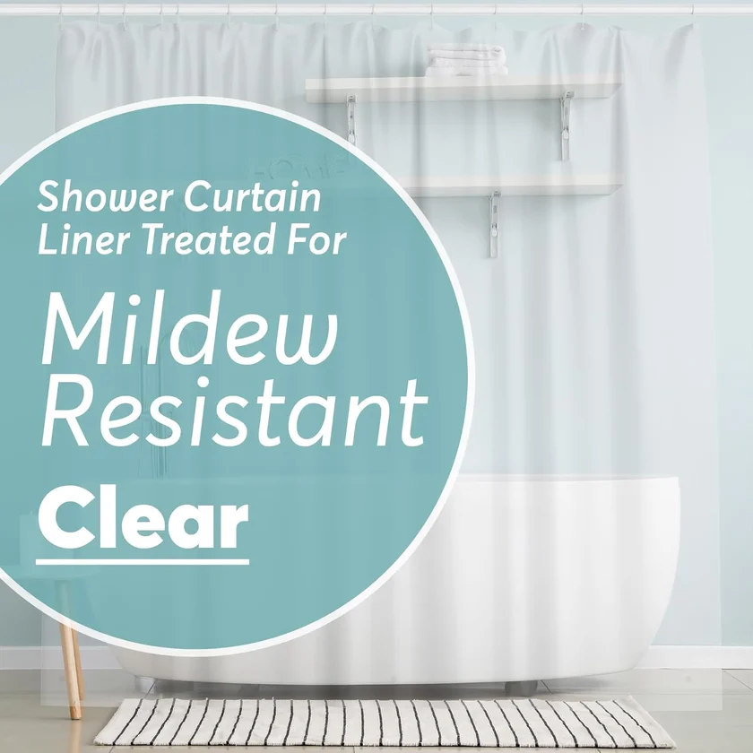 BigFoot PEVA Shower Curtain Liner