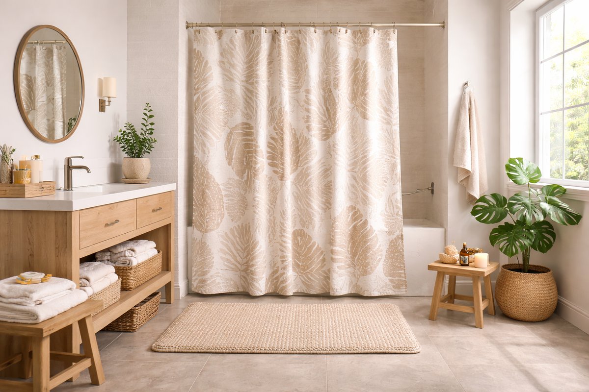 Hotel Collection Waffle Shower Curtain