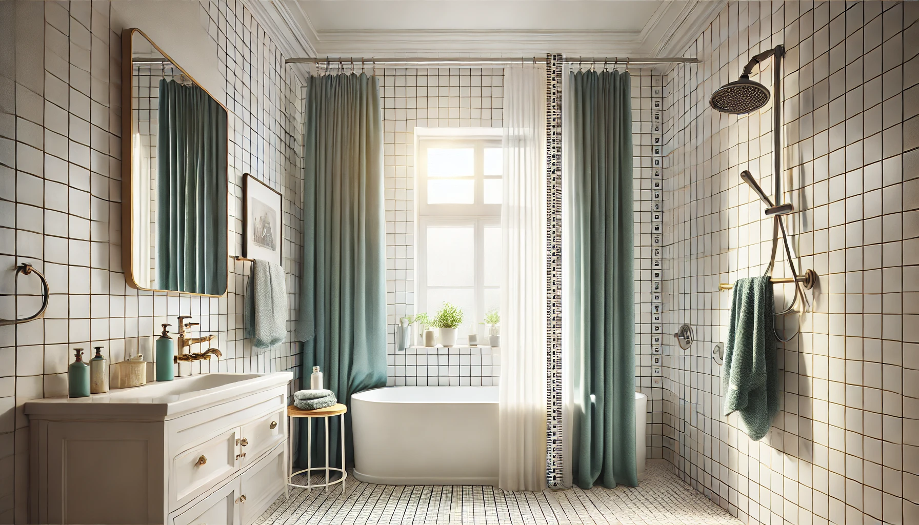 How to choose the right shower curtain size for any bathroom